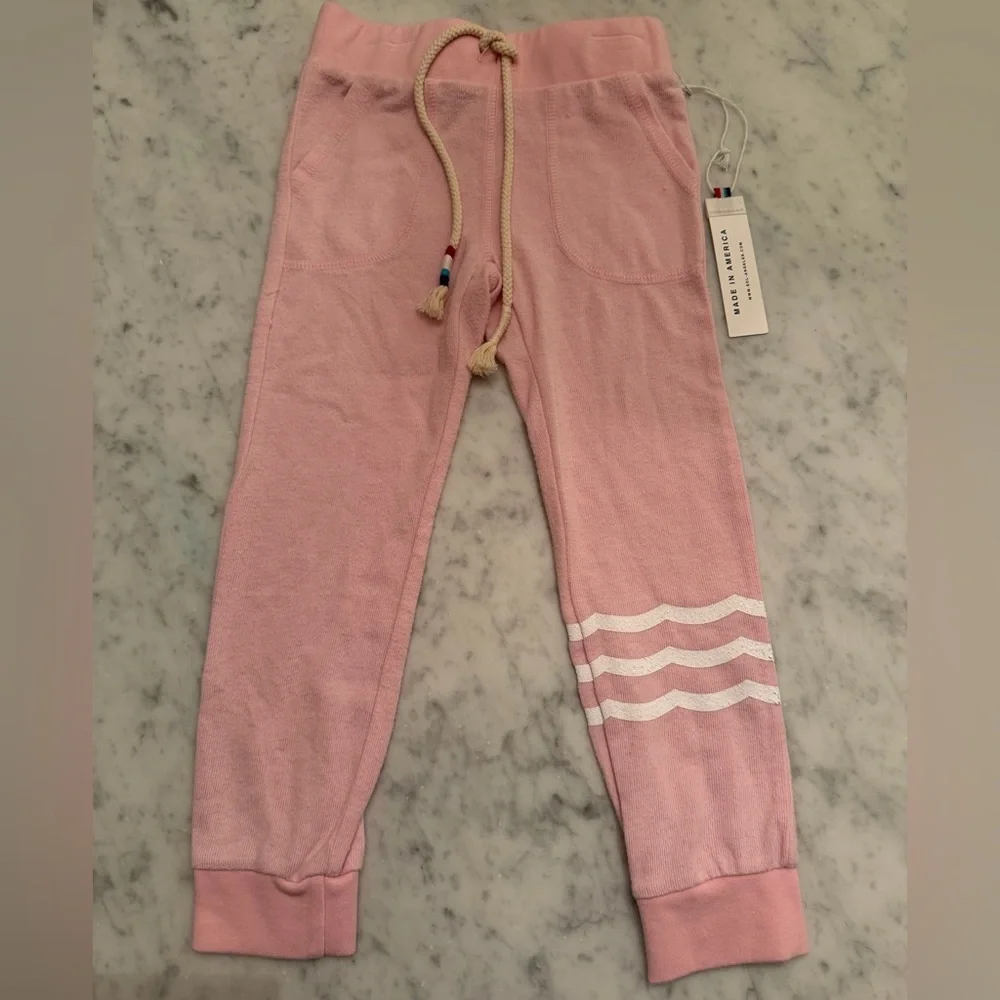 NWT Sol Angeles Pink Waves Joggers